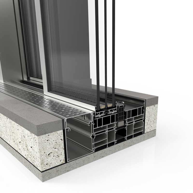 COR Vision Plus Sliding System with thermail break