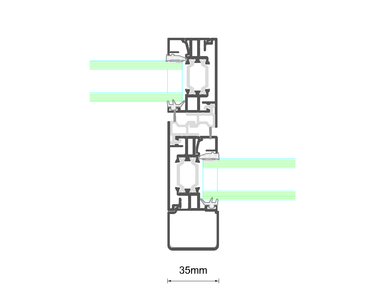 SMART Visoglide Plus Slimline Interlock
